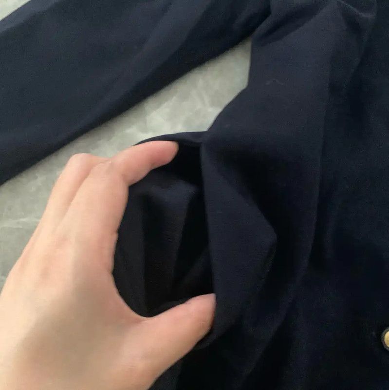 Burberry Burberry Navy Blue Wool Long Sleeve Dress Size XS / US 0-2 / IT 36-38 - 10 Thumbnail