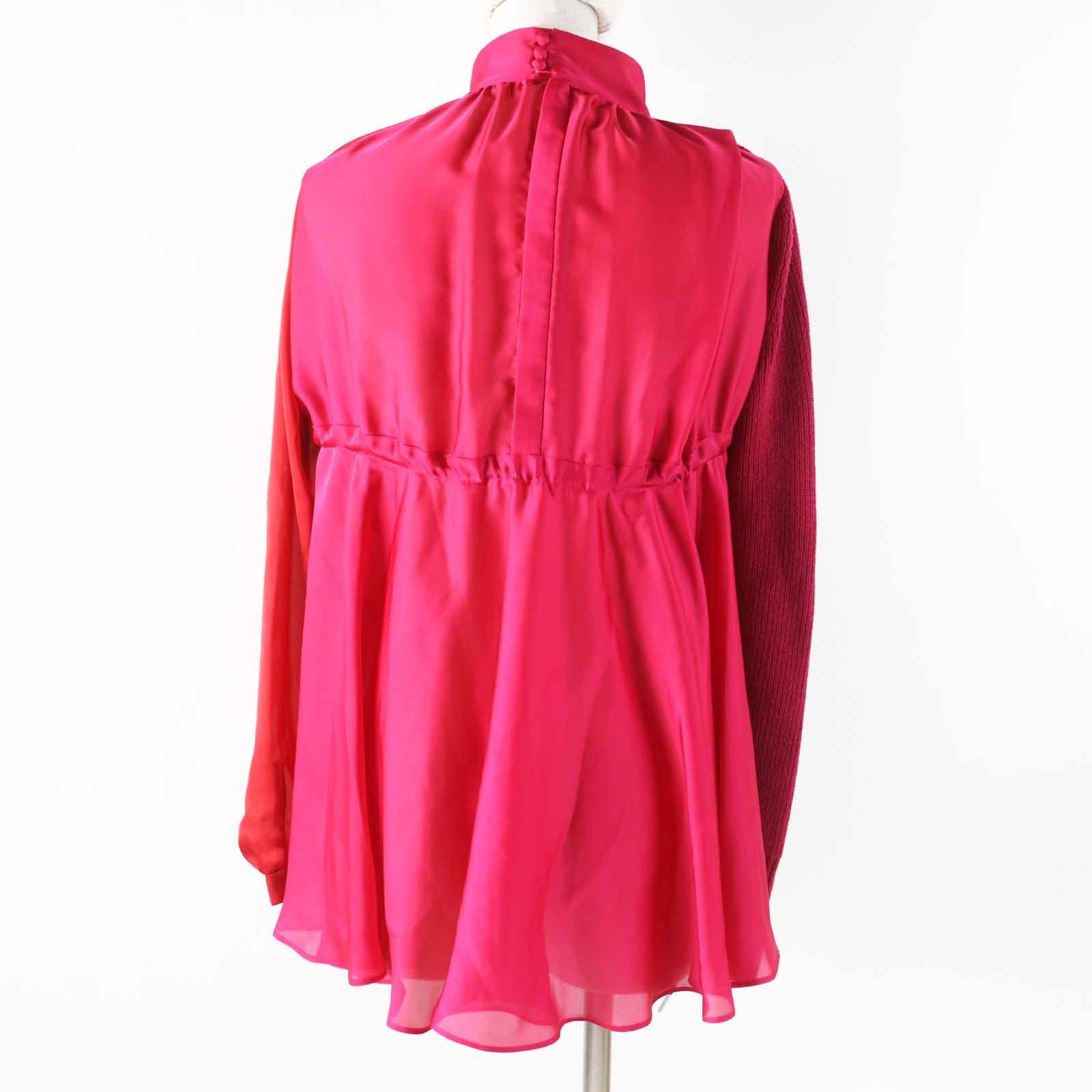 Sacai Sacai Sacai 21-05830 Wool Polyester Long Sleeve Knit Blouse Others Tops 21-05830 DUTY FREE for USA Size ONE SIZE - 4 Thumbnail