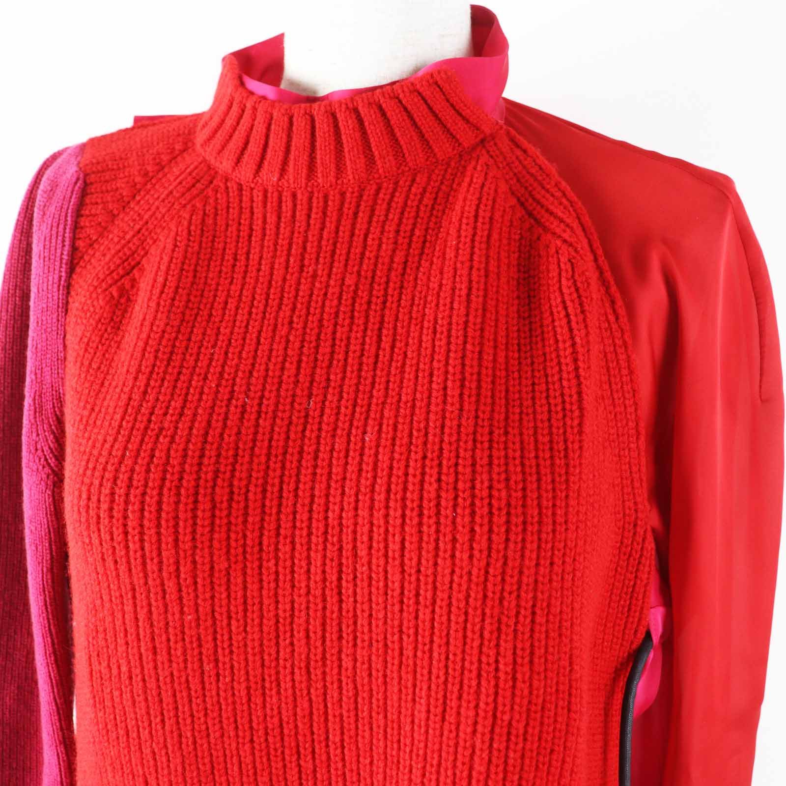 Sacai Sacai Sacai 21-05830 Wool Polyester Long Sleeve Knit Blouse Others Tops 21-05830 DUTY FREE for USA Size ONE SIZE - 2 Thumbnail