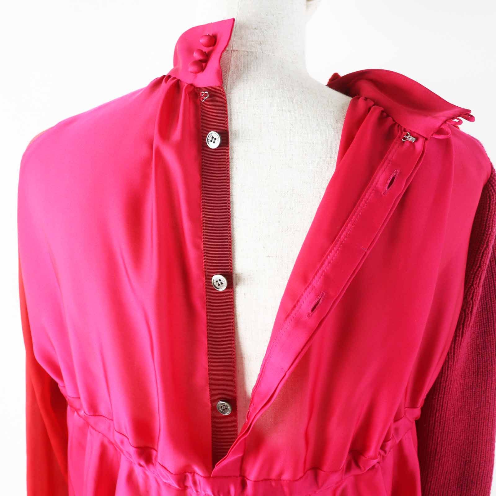 Sacai Sacai Sacai 21-05830 Wool Polyester Long Sleeve Knit Blouse Others Tops 21-05830 DUTY FREE for USA Size ONE SIZE - 5 Thumbnail