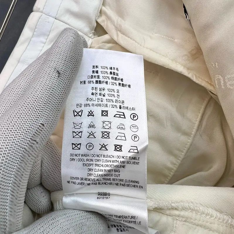 Burberry Burberry Women's White Cotton Casual Pants Size 28" / US 6 / IT 42 - 4 Thumbnail