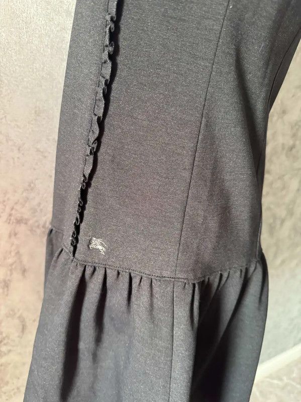 Burberry Burberry Black Cotton Midi Dress for Women Size S / US 4 / IT 40 - 5 Thumbnail