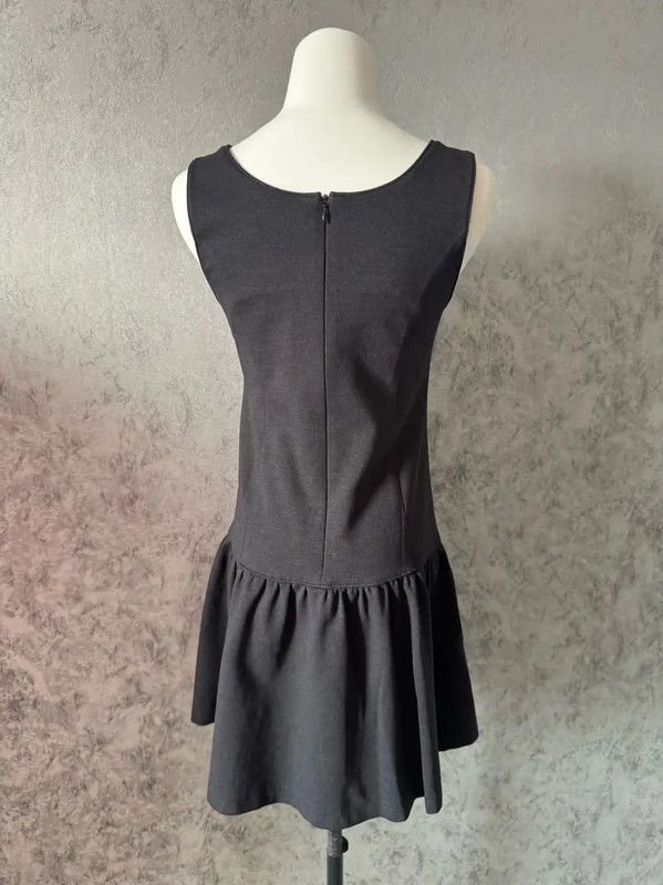 Burberry Burberry Black Cotton Midi Dress for Women Size S / US 4 / IT 40 - 4 Thumbnail