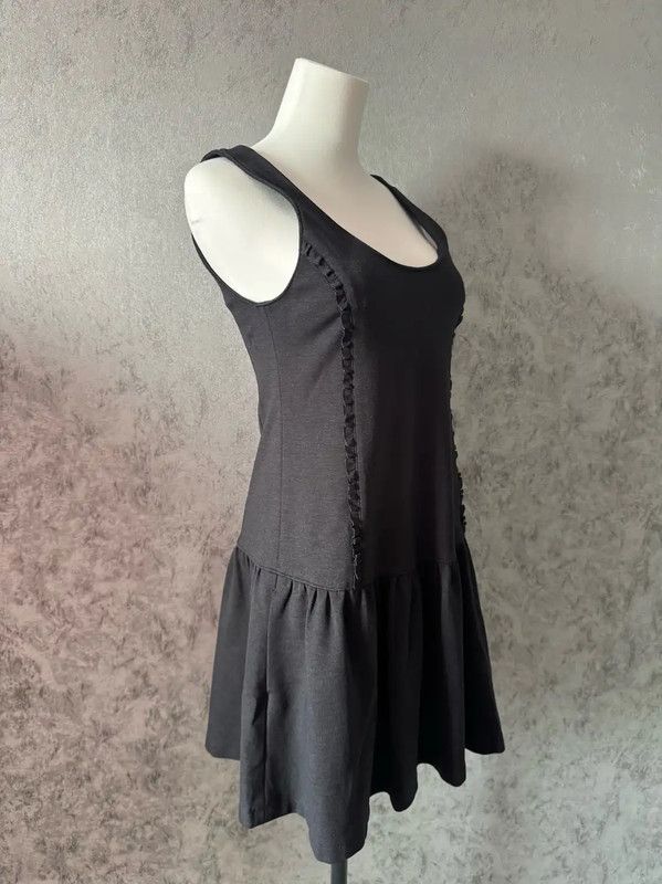 Burberry Burberry Black Cotton Midi Dress for Women Size S / US 4 / IT 40 - 6 Thumbnail