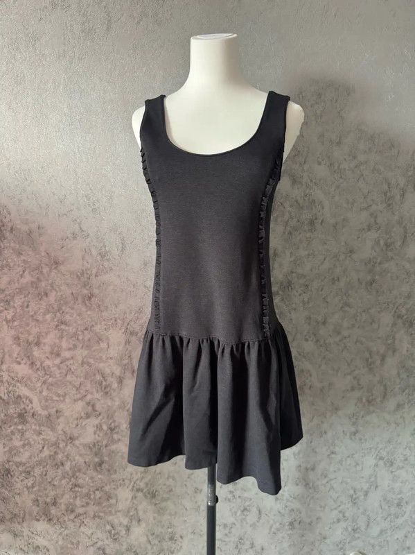 Burberry Burberry Black Cotton Midi Dress for Women Size S / US 4 / IT 40 - 2 Thumbnail