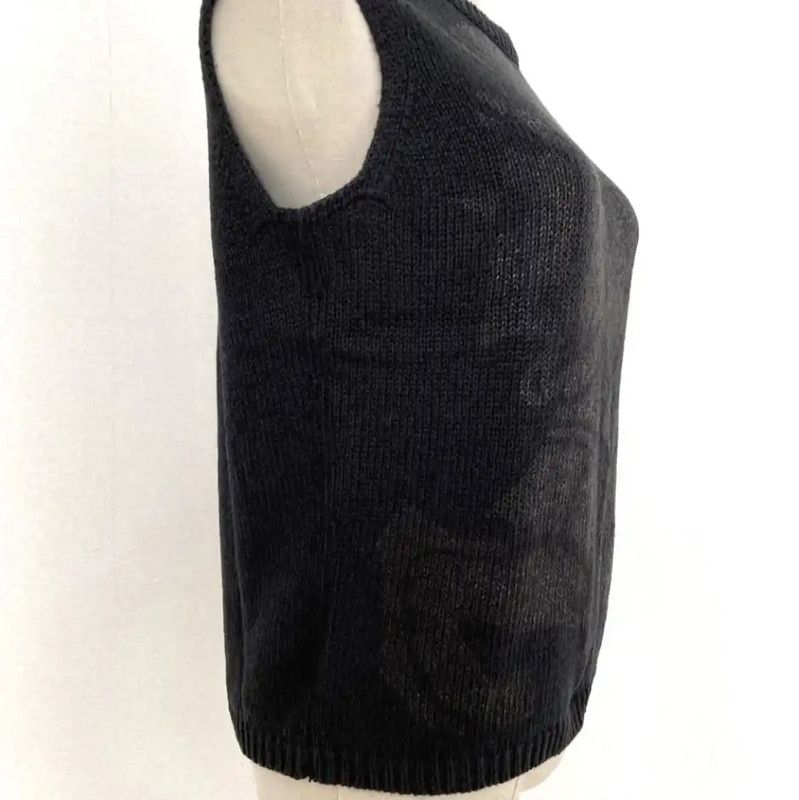 Burberry Burberry Black Cotton Blend Women's Knit Sweater Size M / US 6-8 / IT 42-44 - 8 Thumbnail