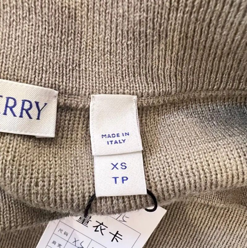 Burberry Burberry Khaki Cotton Casual Trousers for Women Size 22" - 5 Thumbnail
