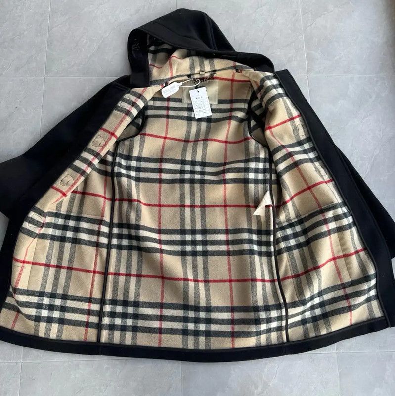Burberry Burberry Black Wool Women's Coat Size M / US 6-8 / IT 42-44 - 3 Thumbnail