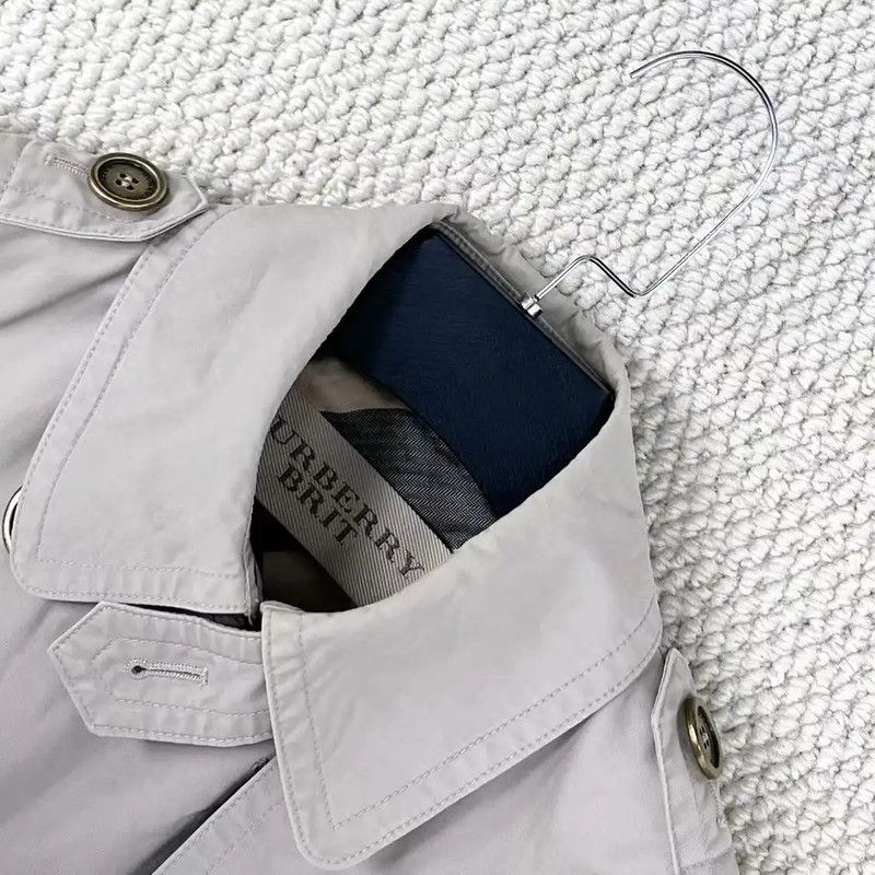 Burberry Burberry Beige Check Mid-Length Trench Coat Size M / US 6-8 / IT 42-44 - 3 Thumbnail