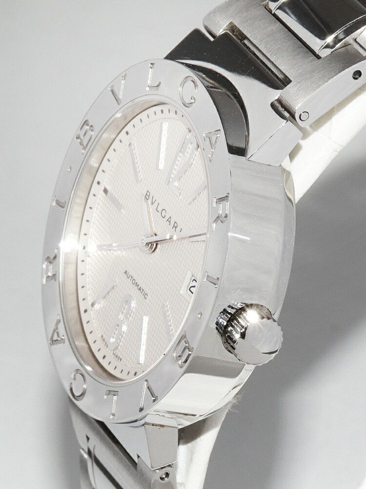 Bvlgari Bvlgari Bvlgari White Dial Bvlgari Bvlgari Automatic Watch BB38SSAUTO Metal Automatic BB38SSAUTO DUTY FREE for USA Size ONE SIZE - 3 Thumbnail