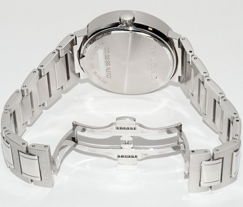 Bvlgari Bvlgari Bvlgari White Dial Bvlgari Bvlgari Automatic Watch BB38SSAUTO Metal Automatic BB38SSAUTO DUTY FREE for USA Size ONE SIZE - 2 Thumbnail