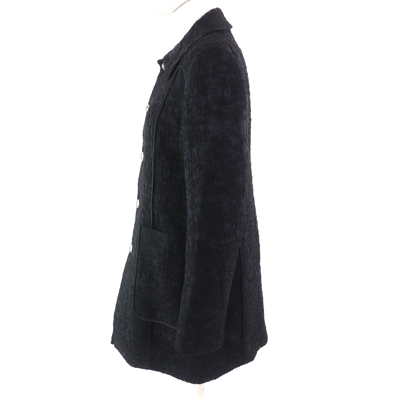 Other Other BLAMINK Design button Jacquard Rayon Jacket Others Tops 7925-299-0340 DUTY FREE for USA Size ONE SIZE - 2 Thumbnail