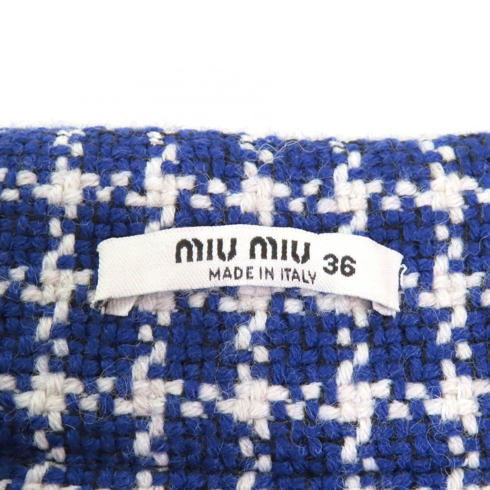 Miu Miu Miu Miu Miu Miu Mini skirt Wool Skirt Natural Material Skirts MG1569 DUTY FREE for USA Size ONE SIZE - 6 Thumbnail