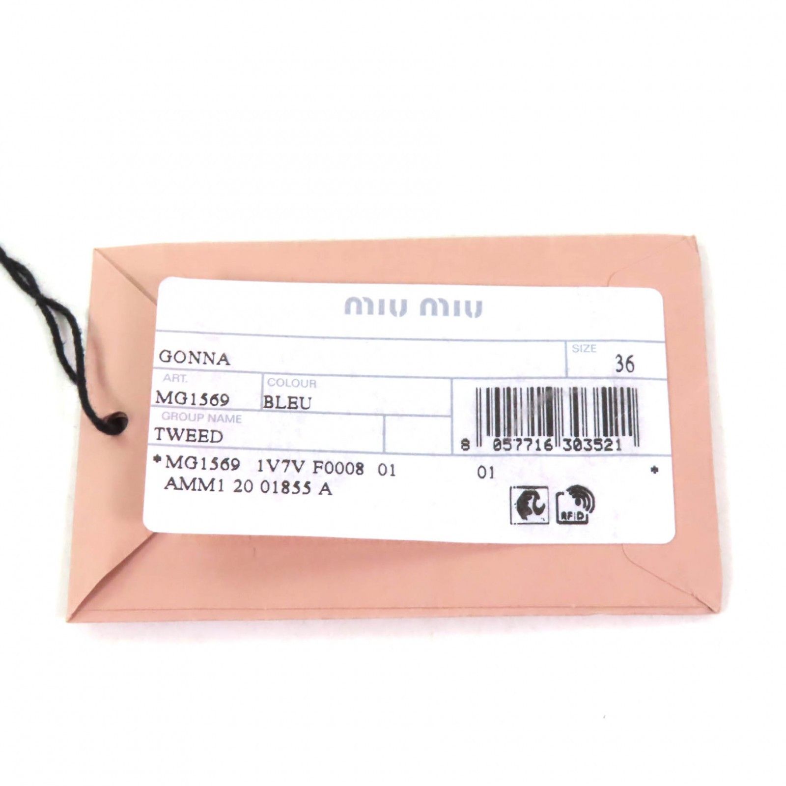 Miu Miu Miu Miu Miu Miu Mini skirt Wool Skirt Natural Material Skirts MG1569 DUTY FREE for USA Size ONE SIZE - 13 Thumbnail