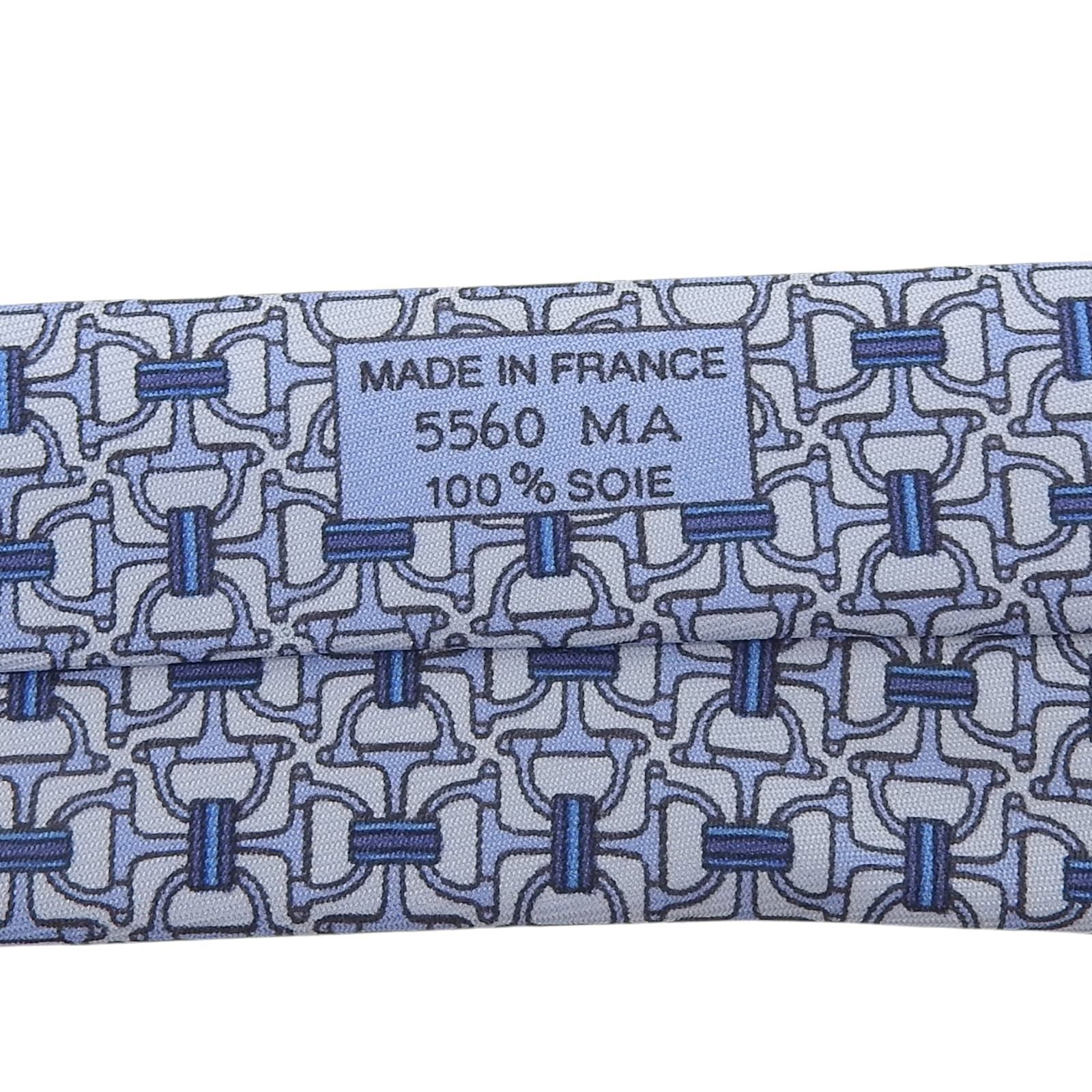 Hermes Hermes Hermes Clavat Chaine d'Ancre Silk Tie Others Necktie DUTY FREE for USA Size ONE SIZE - 7 Thumbnail