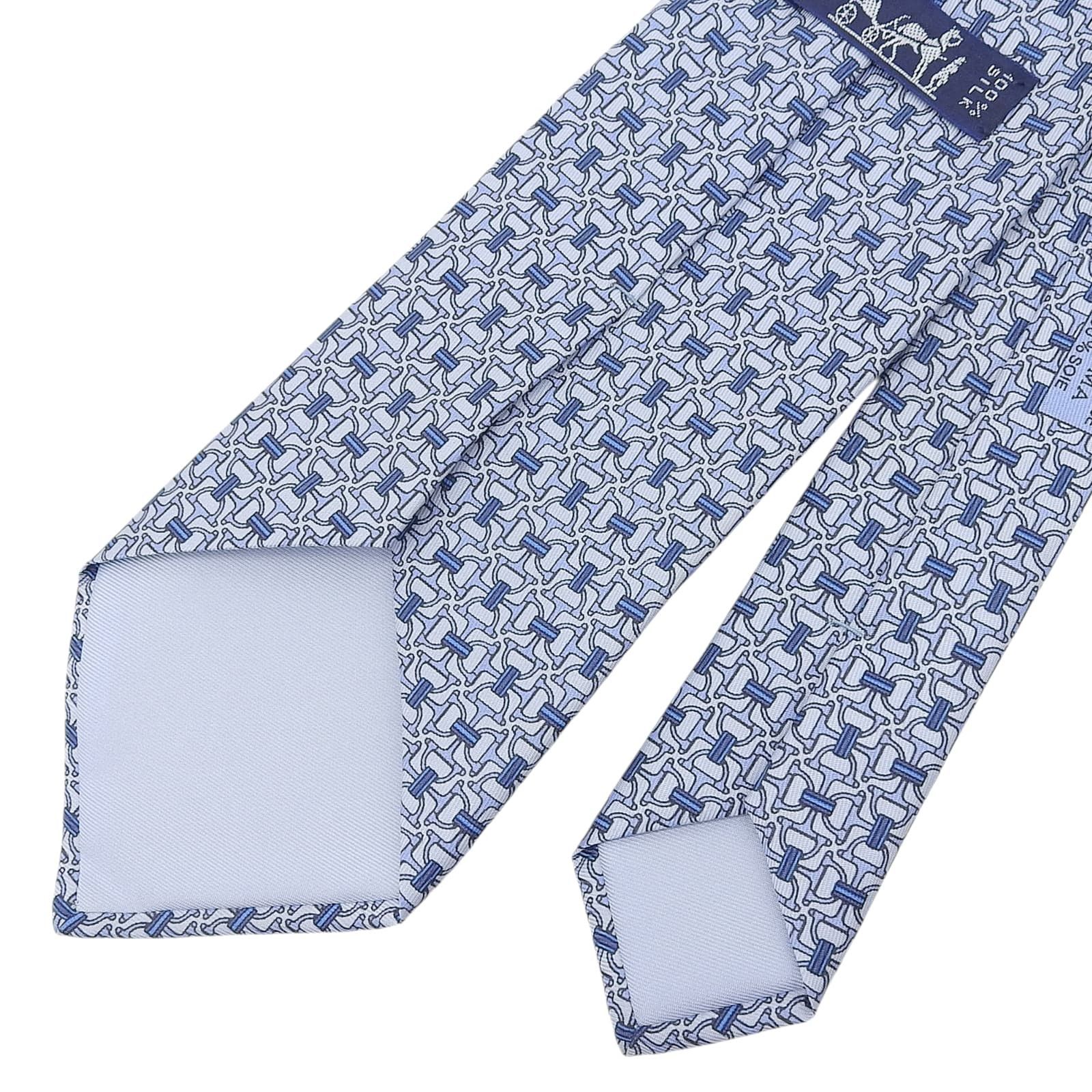 Hermes Hermes Hermes Clavat Chaine d'Ancre Silk Tie Others Necktie DUTY FREE for USA Size ONE SIZE - 4 Thumbnail