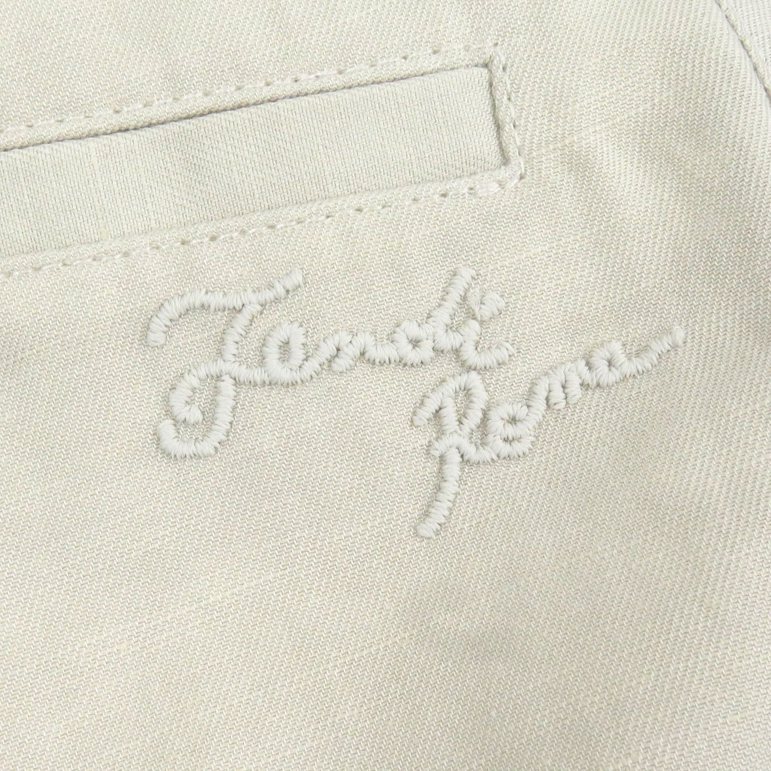 Fendi Fendi Fendi FB0779 Kinari linen shorts Natural Material Pants FB0779 DUTY FREE for USA Size ONE SIZE - 5 Thumbnail
