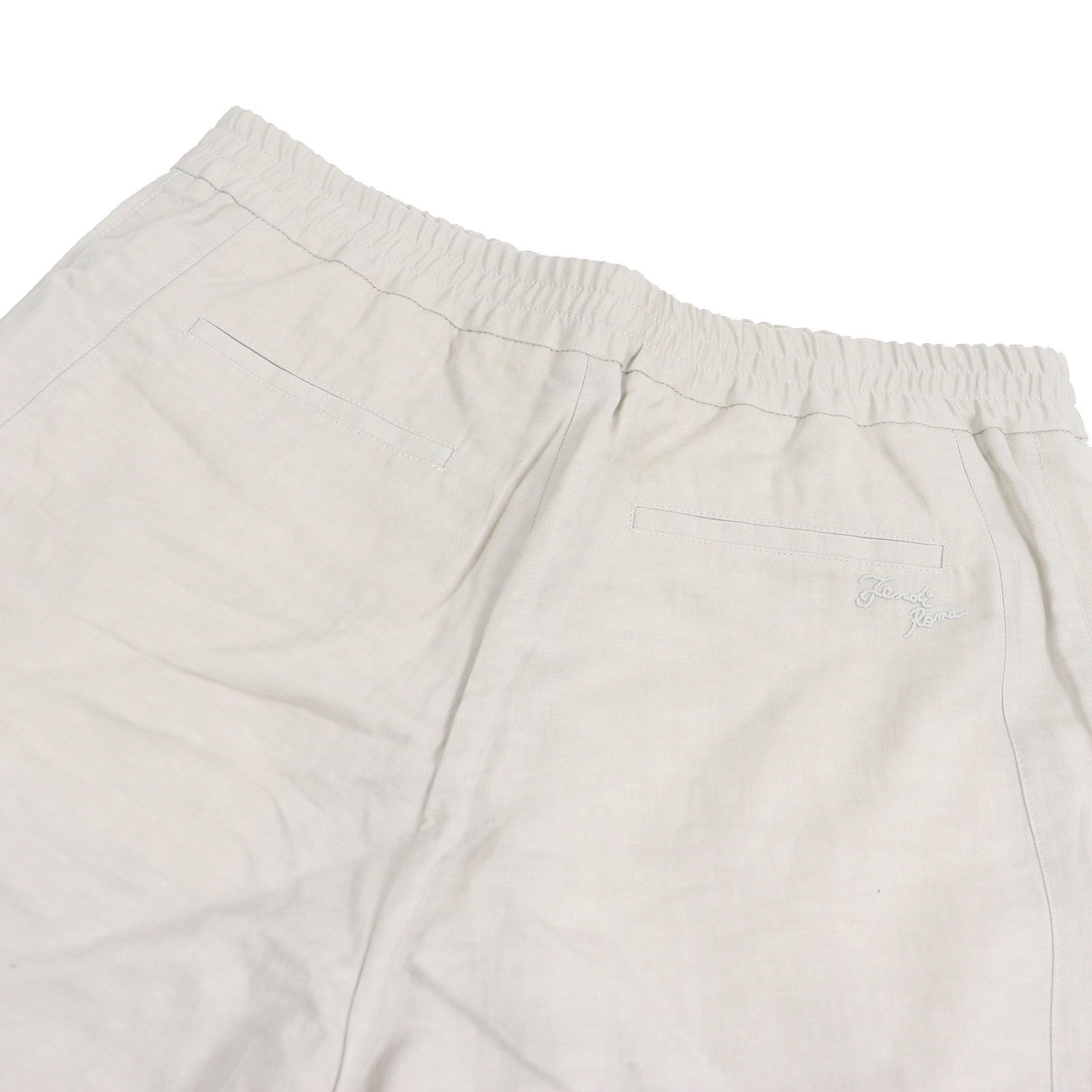 Fendi Fendi Fendi FB0779 Kinari linen shorts Natural Material Pants FB0779 DUTY FREE for USA Size ONE SIZE - 4 Thumbnail