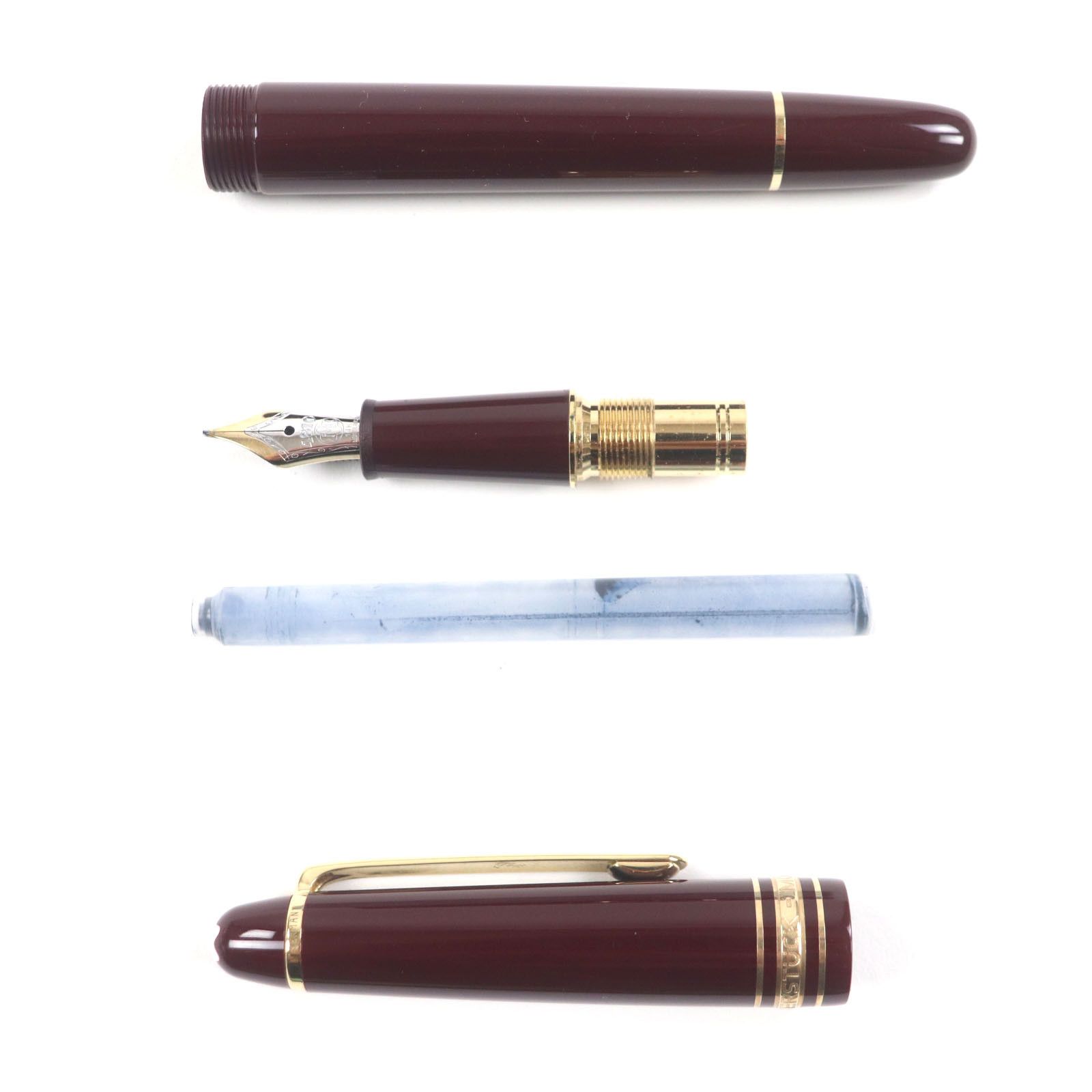 Montblanc Montblanc Montblanc Meisterstück 14K Fountain Pen Metal Pen DUTY FREE for USA Size ONE SIZE - 3 Thumbnail