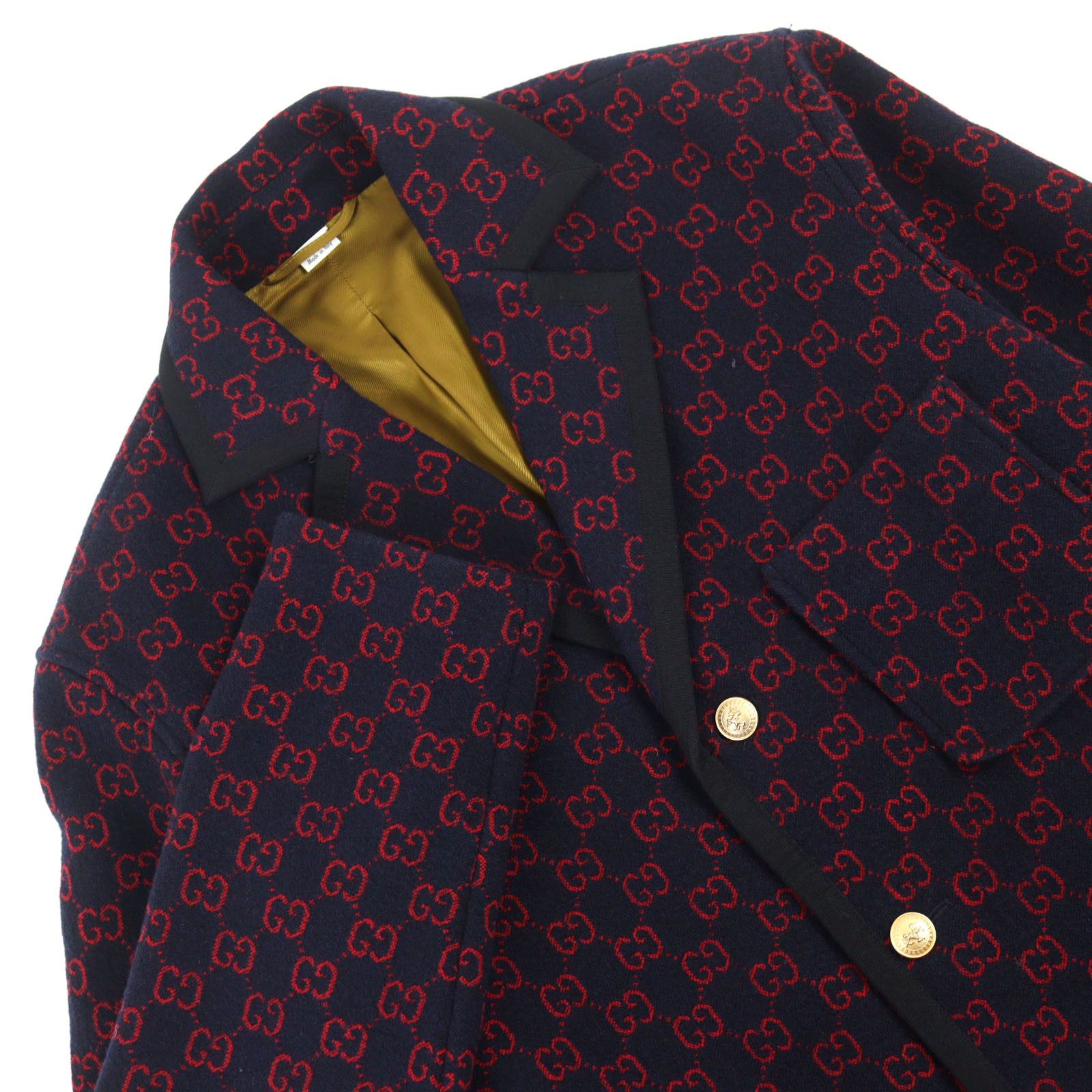 Gucci Gucci Gucci GG jacquard wool coat Others Outerwear 597911 DUTY FREE for USA Size ONE SIZE - 2 Thumbnail