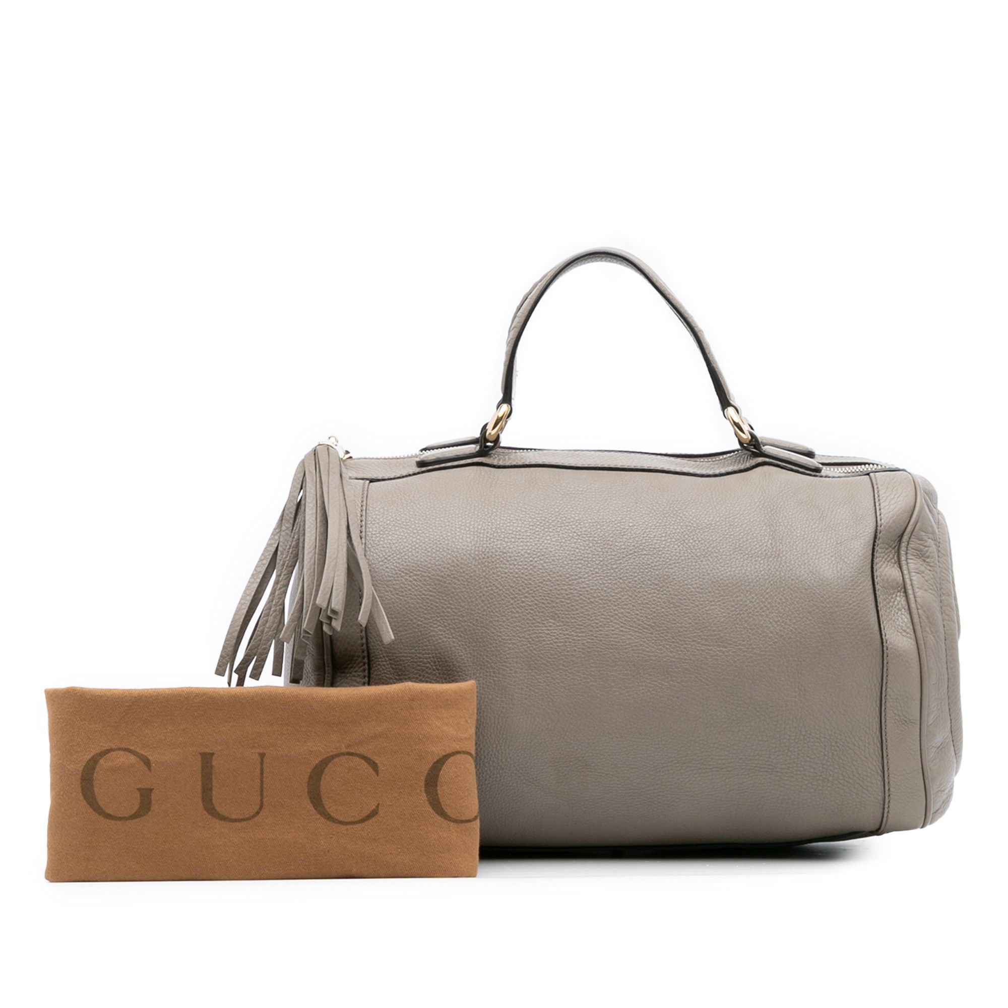 Gucci Gucci Medium Pebbled Calfskin Soho Boston Bag Size ONE SIZE - 11 Thumbnail