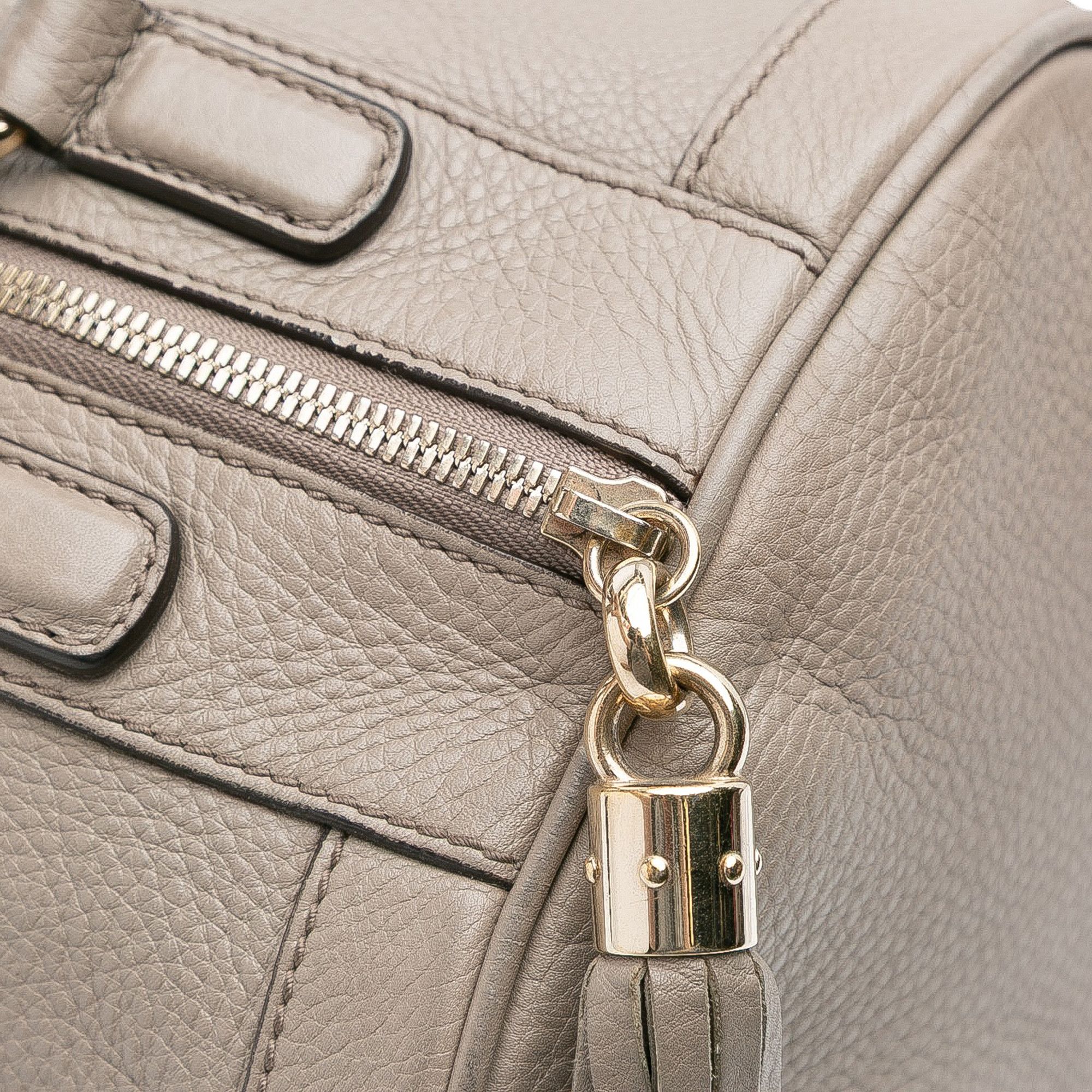 Gucci Gucci Medium Pebbled Calfskin Soho Boston Bag Size ONE SIZE - 7 Thumbnail