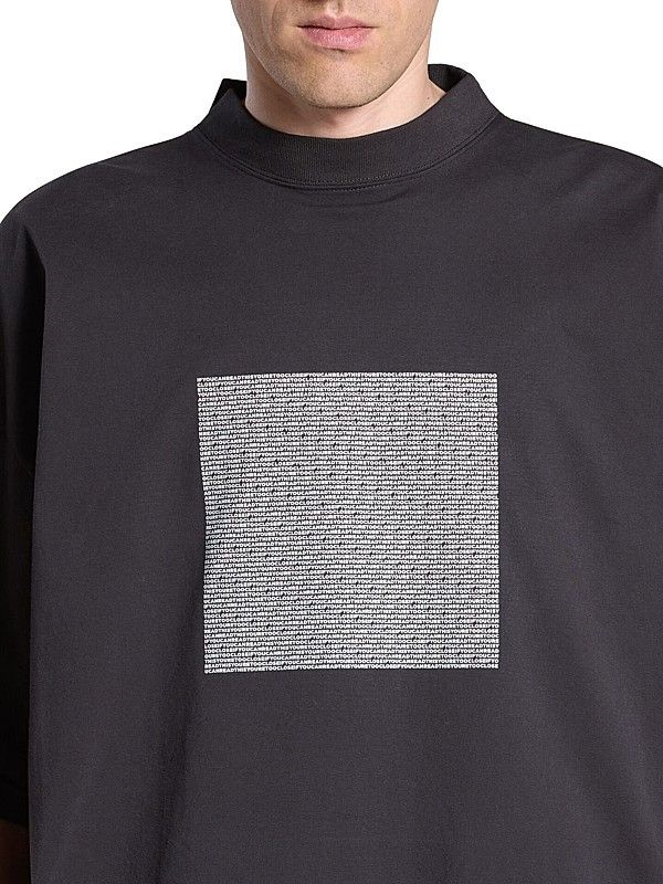 Balenciaga Text Block Inside Out Oversized T-Shirt Size US M / EU 48-50 / 2 - 3 Thumbnail