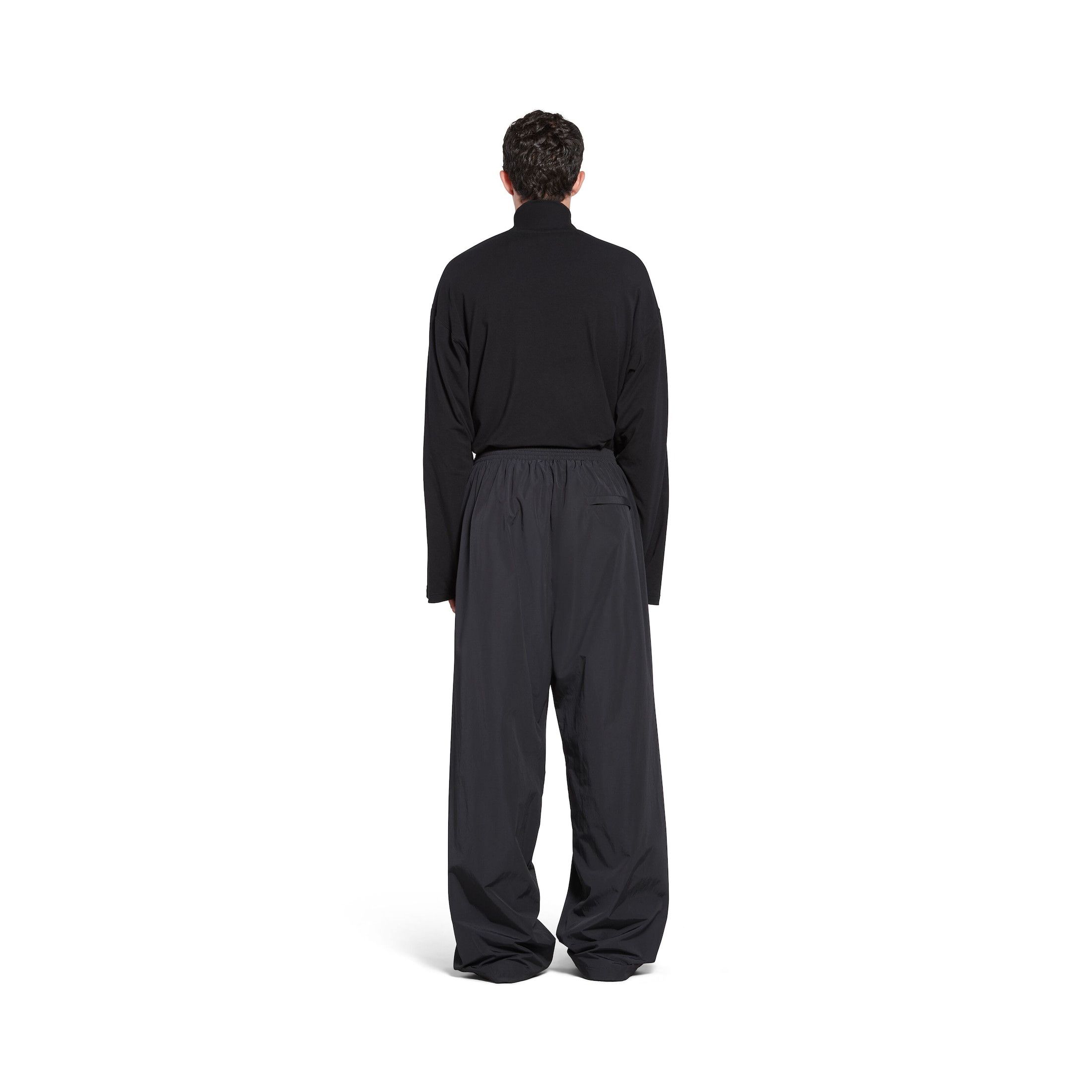 Balenciaga Tracksuit Pants in black techno poplin Size US 28 / EU 44 - 3 Thumbnail