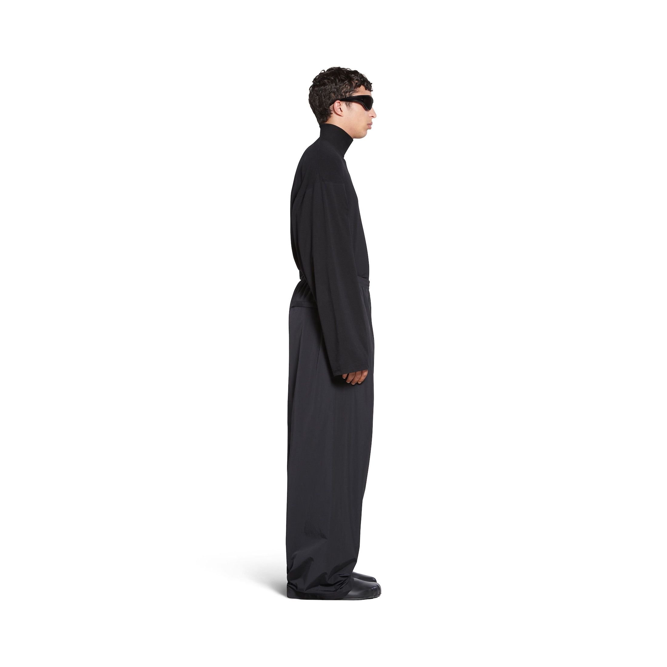Balenciaga Tracksuit Pants in black techno poplin Size US 34 / EU 50 - 2 Thumbnail