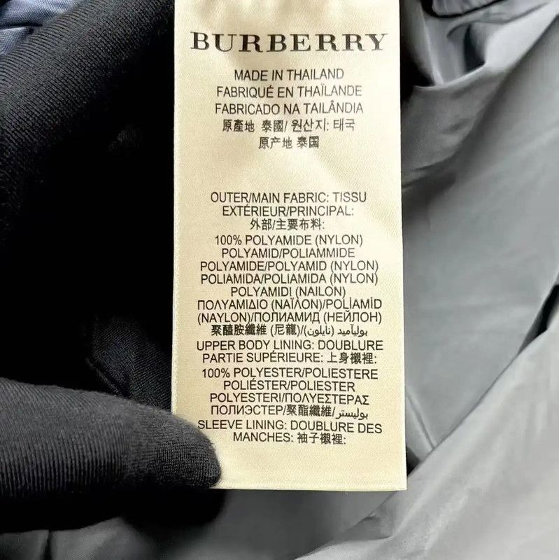 Burberry Burberry Grey Mid-Length Nylon Trench Coat Size M / US 6-8 / IT 42-44 - 5 Thumbnail