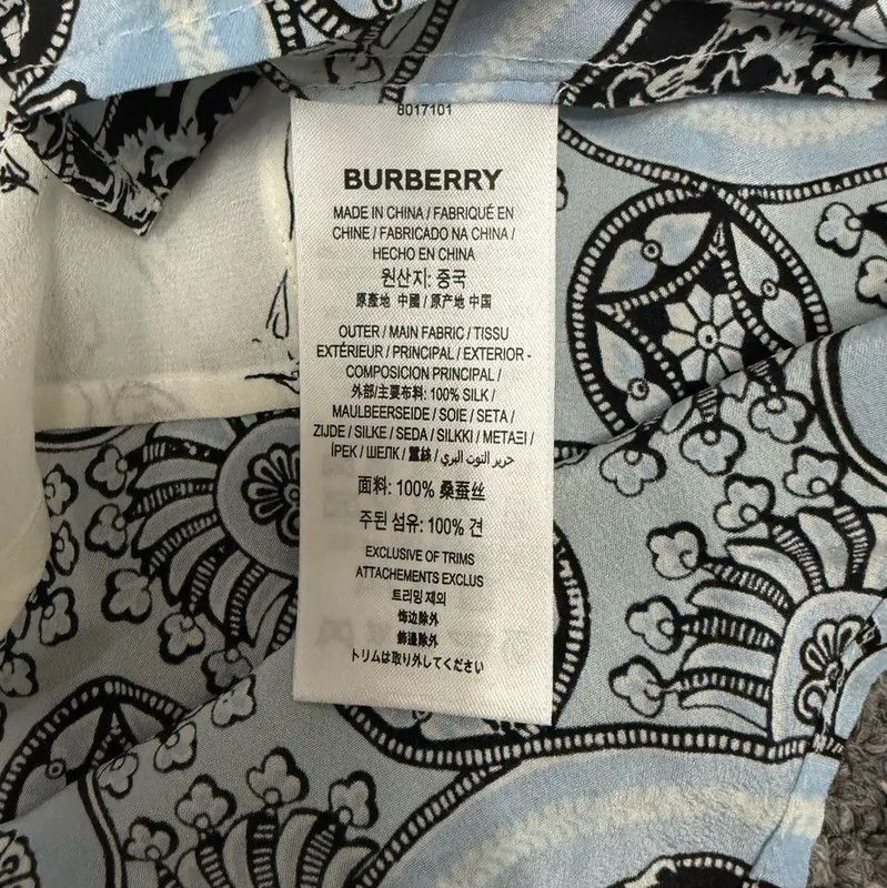 Burberry Burberry Multi-Color Cotton Women's Shirt Size XS / US 0-2 / IT 36-38 - 4 Thumbnail