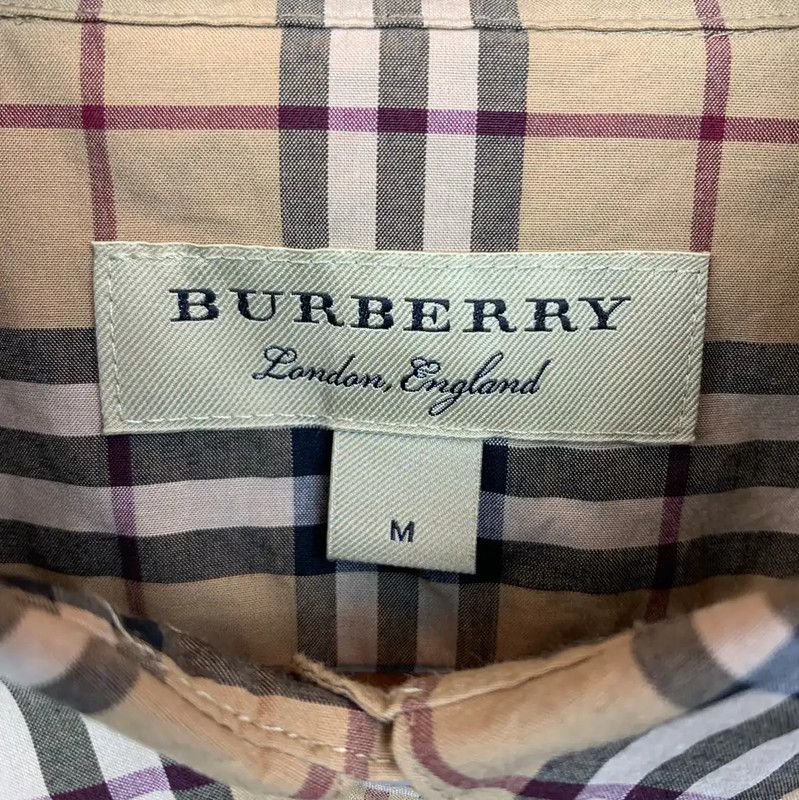 Burberry Burberry Multicolored Cotton Long Sleeve Shirt Size M / US 6-8 / IT 42-44 - 4 Thumbnail