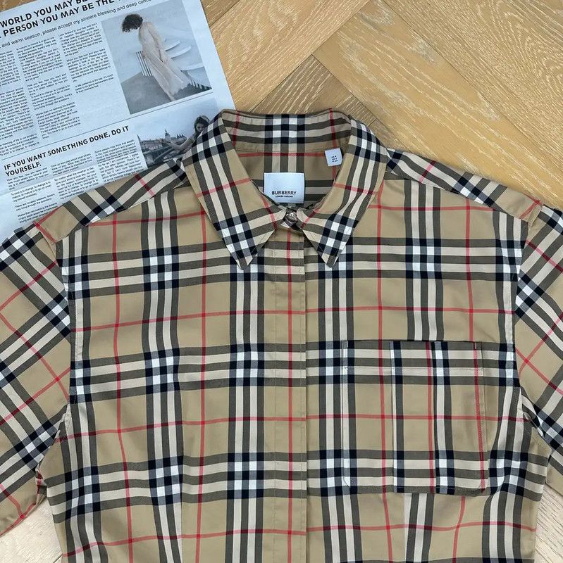 Burberry Burberry Multicolor Checked Women's Shirt Size M / US 6-8 / IT 42-44 - 7 Thumbnail