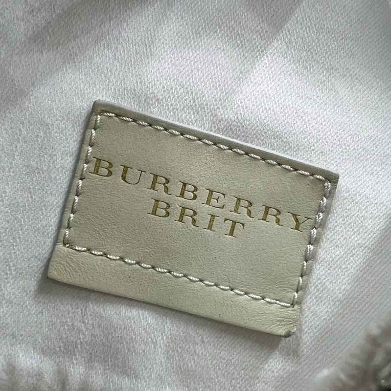 Burberry Burberry White Cotton Jacket for Women Size L / US 10 / IT 46 - 4 Thumbnail