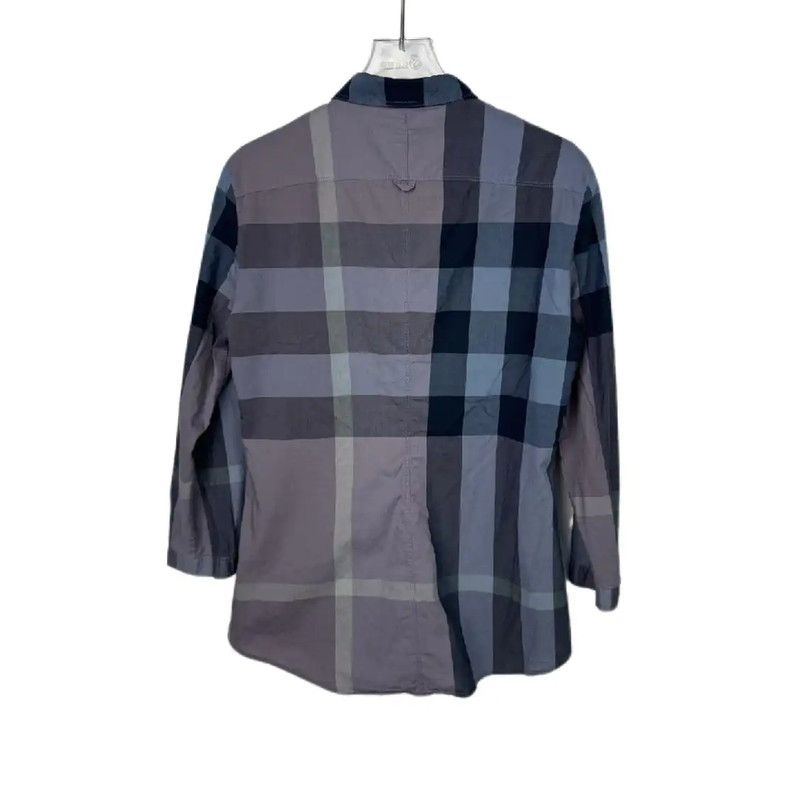 Burberry Burberry Women's Dark Blue Cotton Shirt Size S / US 4 / IT 40 - 2 Thumbnail
