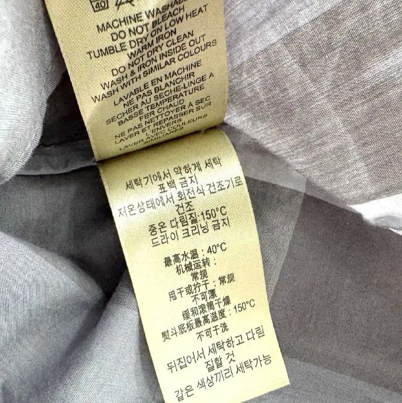 Burberry Burberry Gray Cotton Women's Shirt Size S / US 4 / IT 40 - 5 Thumbnail