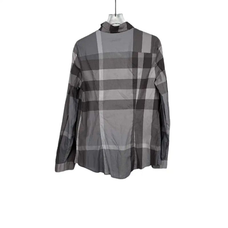 Burberry Burberry Gray Cotton Women's Shirt Size S / US 4 / IT 40 - 2 Thumbnail