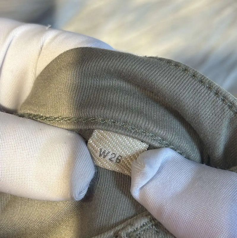 Burberry Burberry Khaki Green Cotton Casual Pants Size 22" - 6 Thumbnail