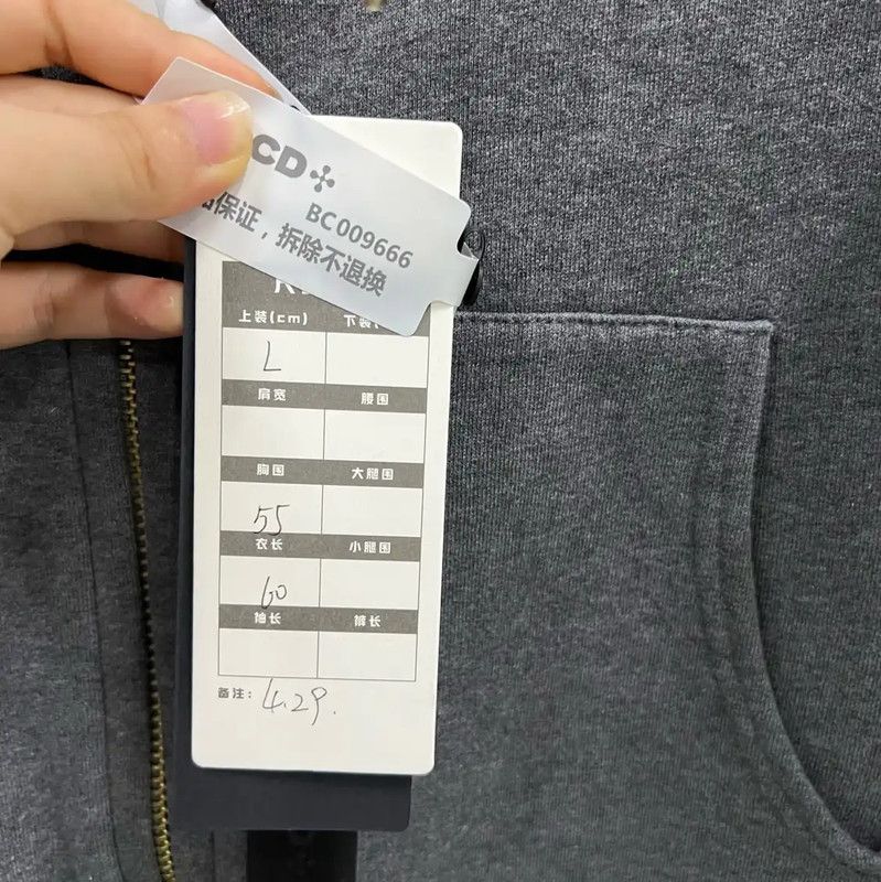 Burberry Burberry Gray Cotton Jacket for Women Size L / US 10 / IT 46 - 5 Thumbnail