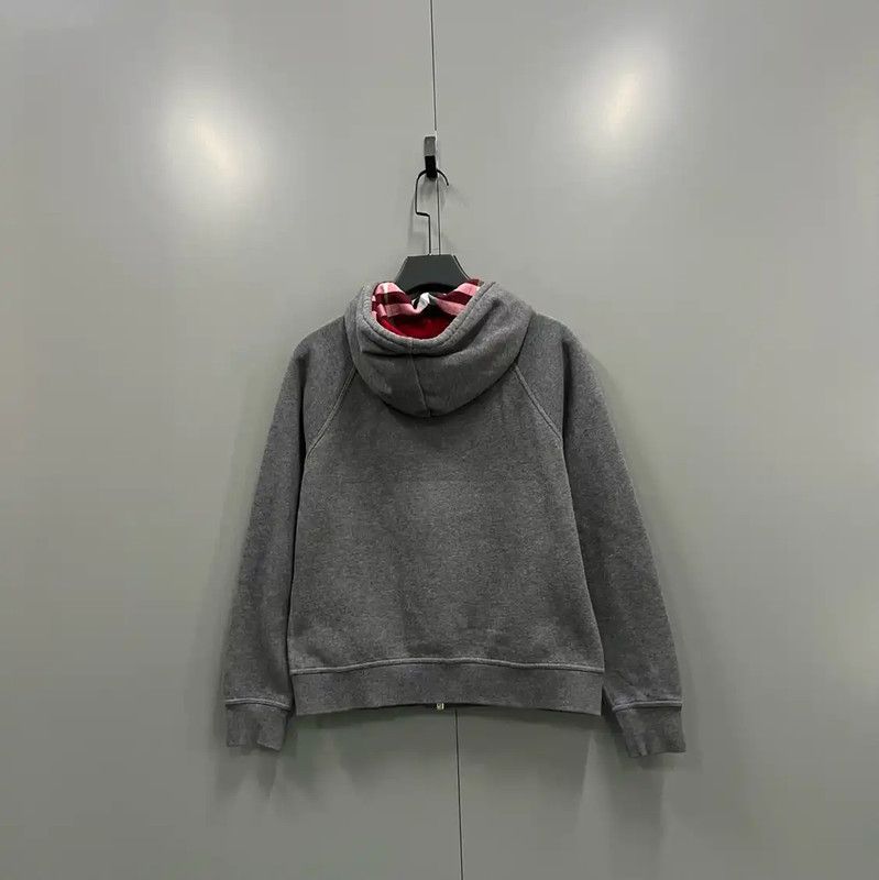 Burberry Burberry Gray Cotton Jacket for Women Size L / US 10 / IT 46 - 2 Thumbnail