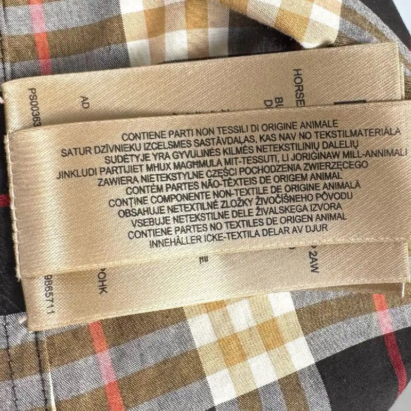 Burberry Burberry Women's Cotton Dress in Dark Brown Size L / US 10 / IT 46 - 5 Thumbnail