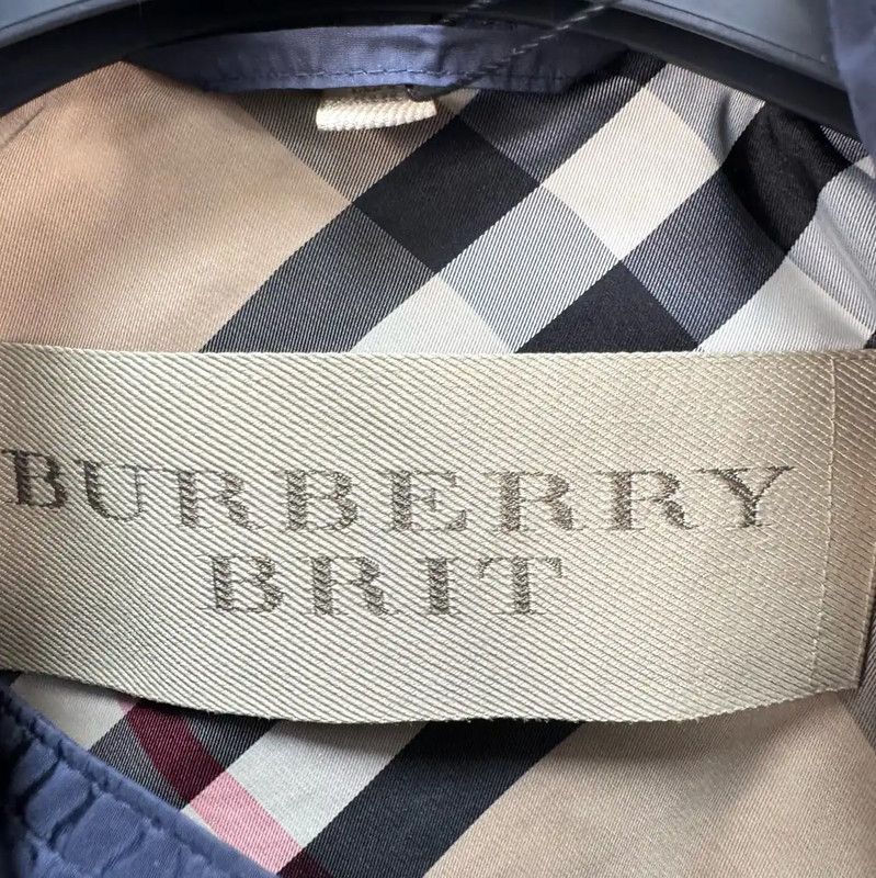 Burberry Burberry Navy Double-Breasted Trench Coat for Women Size M / US 6-8 / IT 42-44 - 5 Thumbnail