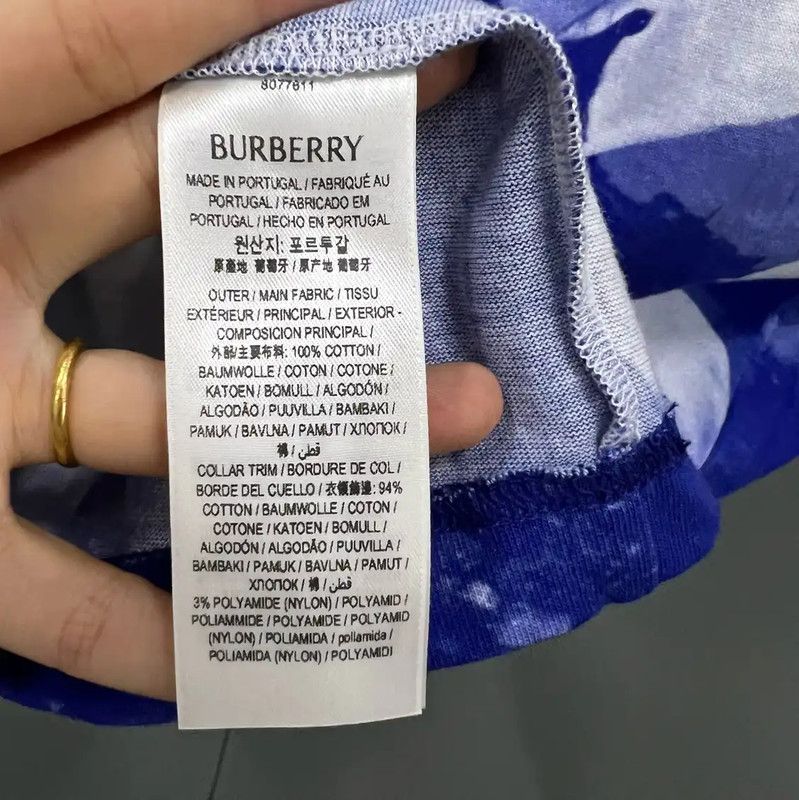 Burberry Burberry Colorful Cotton Women’s Short Sleeve T-Shirt Size M / US 6-8 / IT 42-44 - 4 Thumbnail