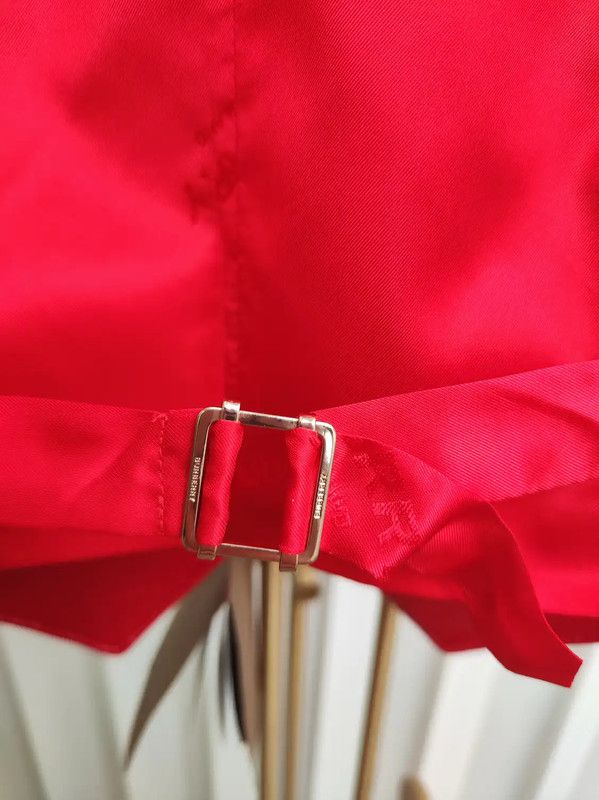 Burberry Burberry Red Jacket for Women - XS Size Size XS / US 0-2 / IT 36-38 - 6 Thumbnail