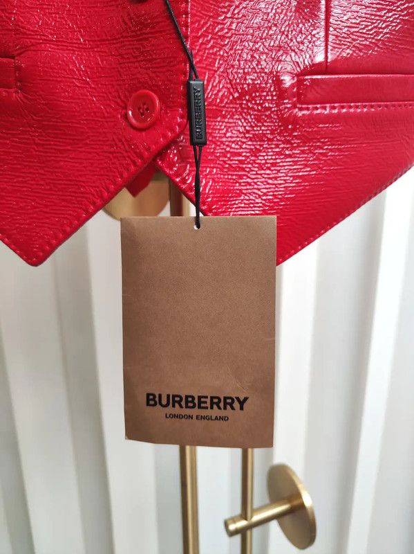 Burberry Burberry Red Jacket for Women - XS Size Size XS / US 0-2 / IT 36-38 - 5 Thumbnail