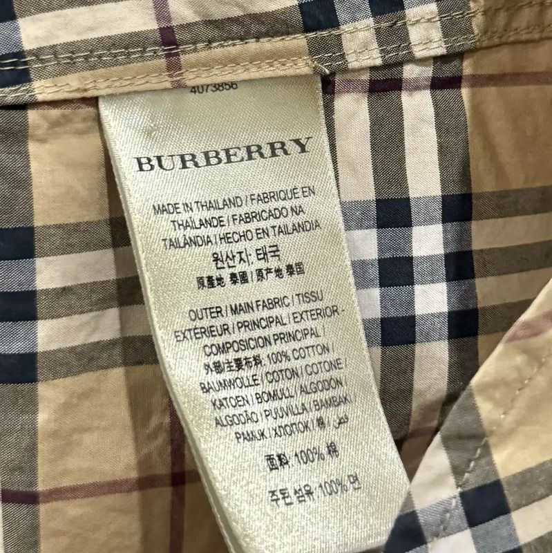 Burberry Burberry Yellow Cotton Women's Shirt Size M / US 6-8 / IT 42-44 - 5 Thumbnail