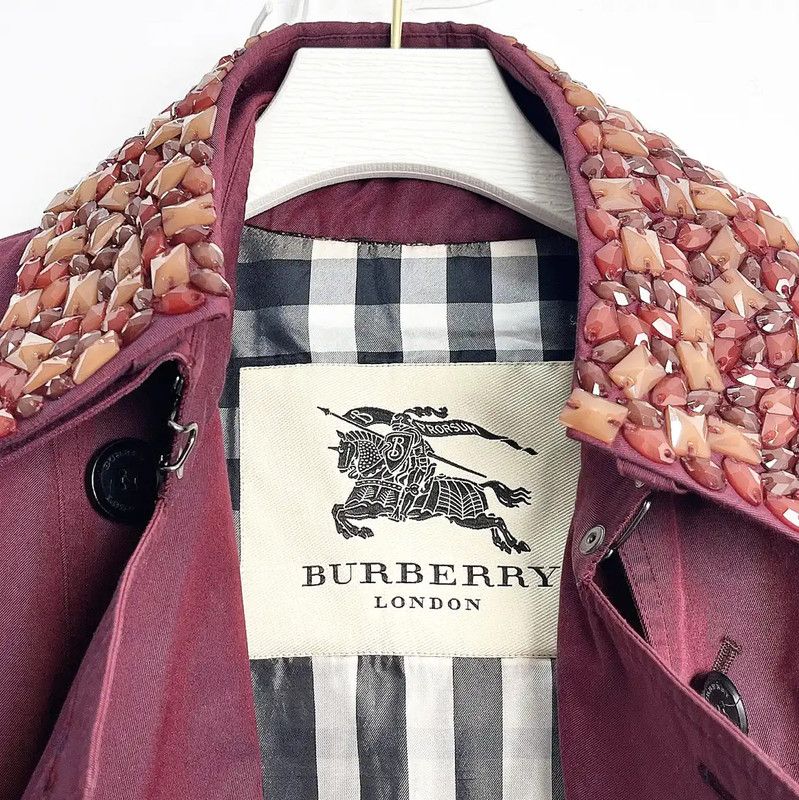 Burberry Burberry Red Ladies Trench Coat Size ONE SIZE - 5 Thumbnail