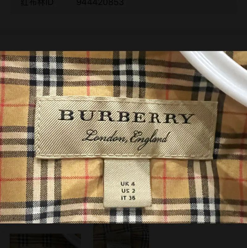 Burberry Burberry Women's Yellow Cotton Shirt Size ONE SIZE - 4 Thumbnail