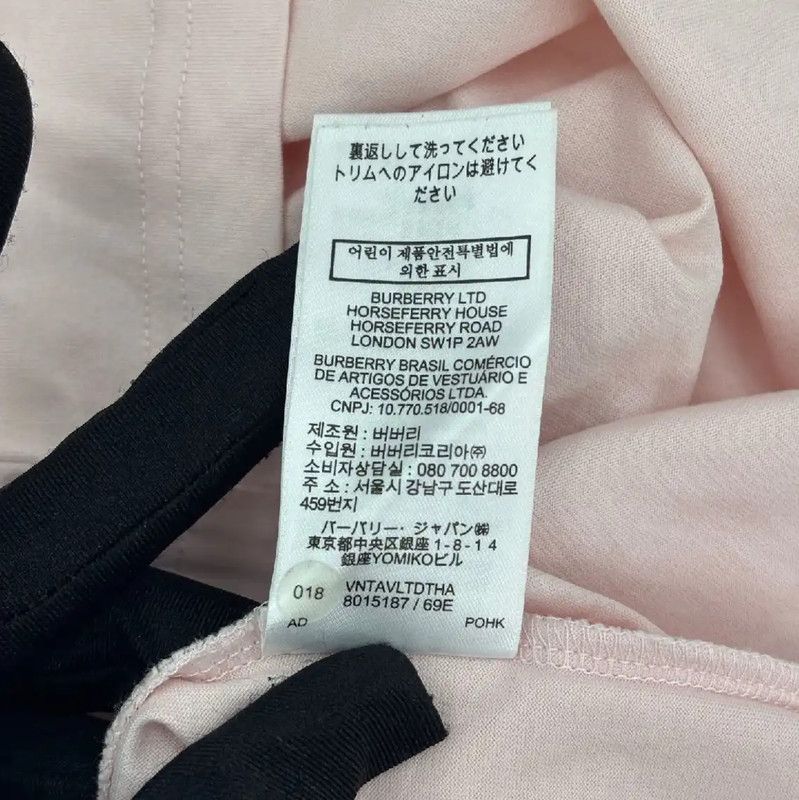 Burberry Burberry Summer Pink Cotton Short Sleeve T-Shirt Size M / US 6-8 / IT 42-44 - 10 Thumbnail
