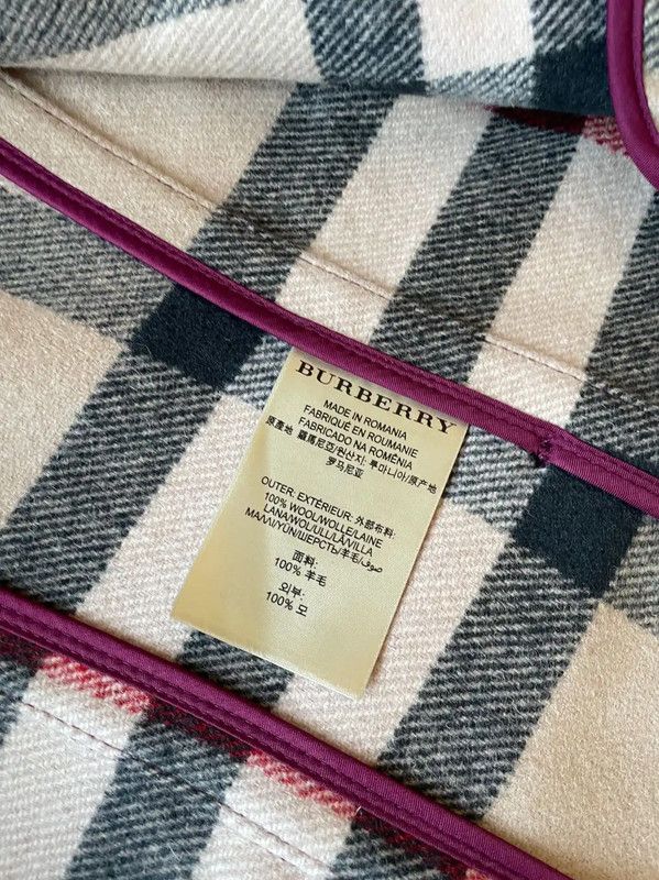Burberry Burberry Red Wool Ladies Coat Size M / US 6-8 / IT 42-44 - 4 Thumbnail